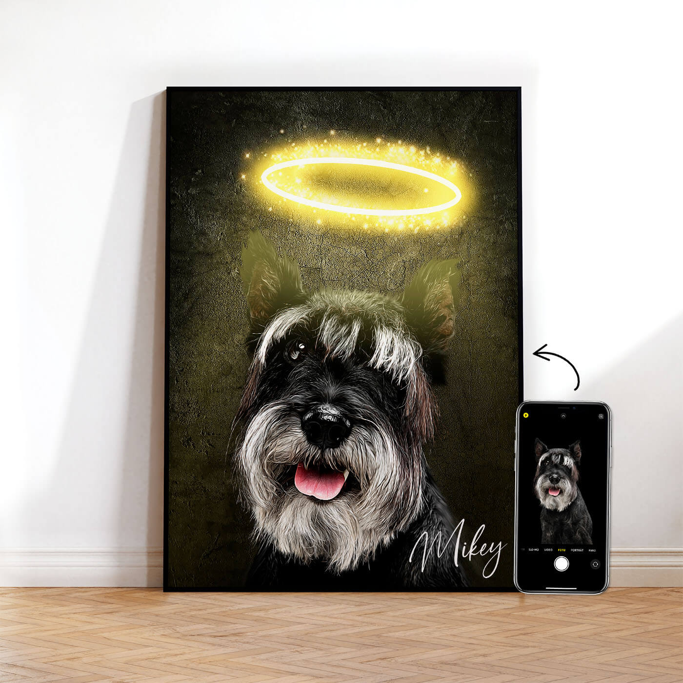 Hundeportrait personalsiiert