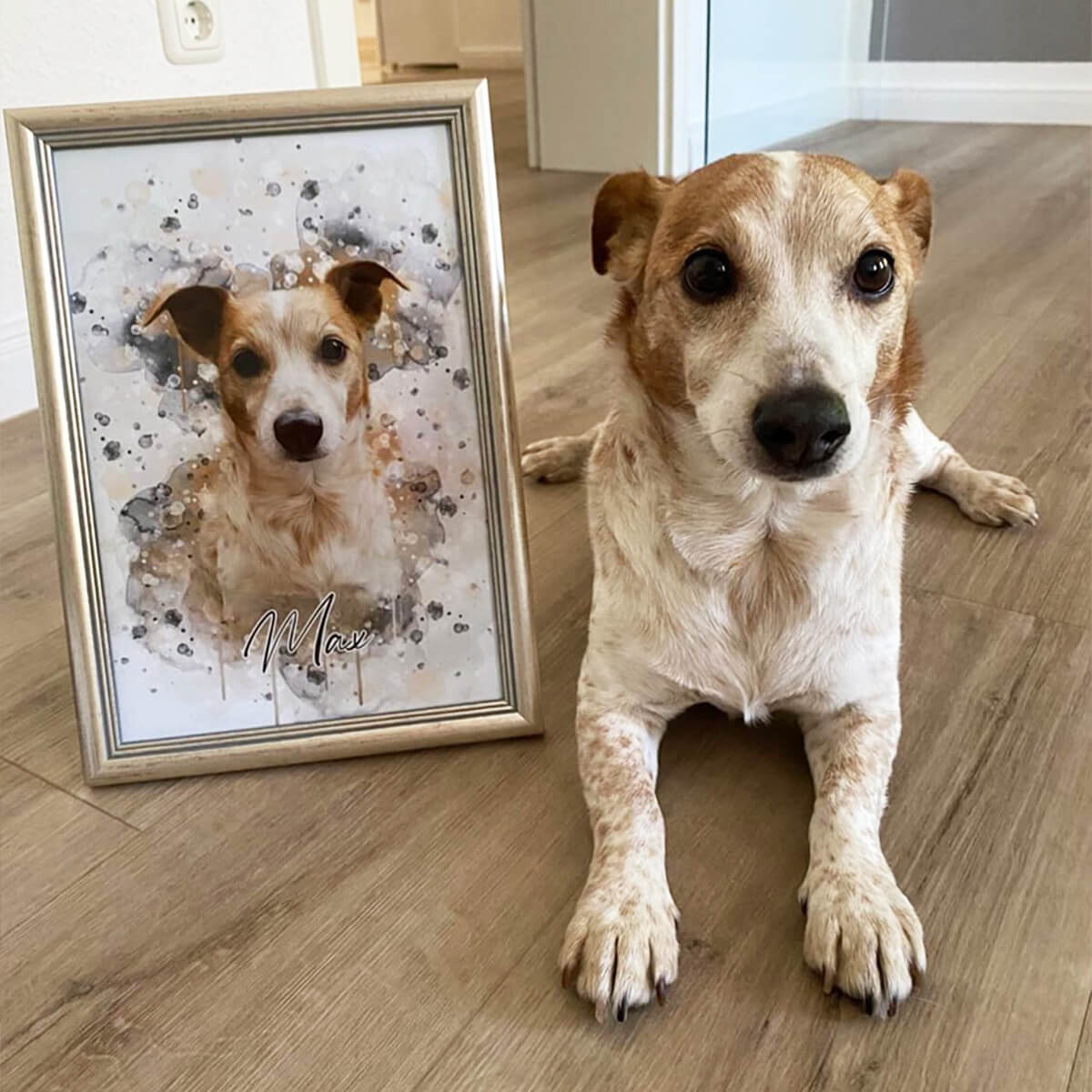 Hundeportrait personalisiert