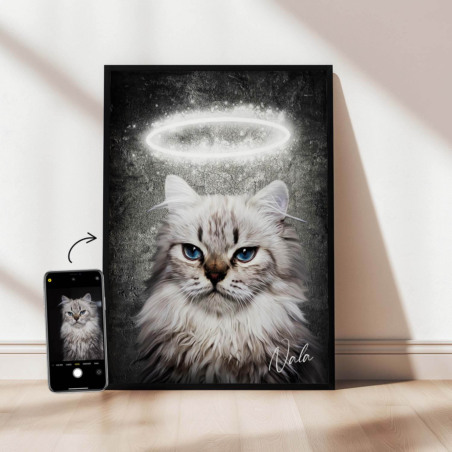 Tierportrait Katzenportrait nach Vorlage